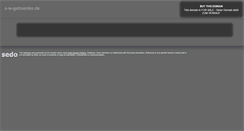 Desktop Screenshot of a-w-getraenke.de
